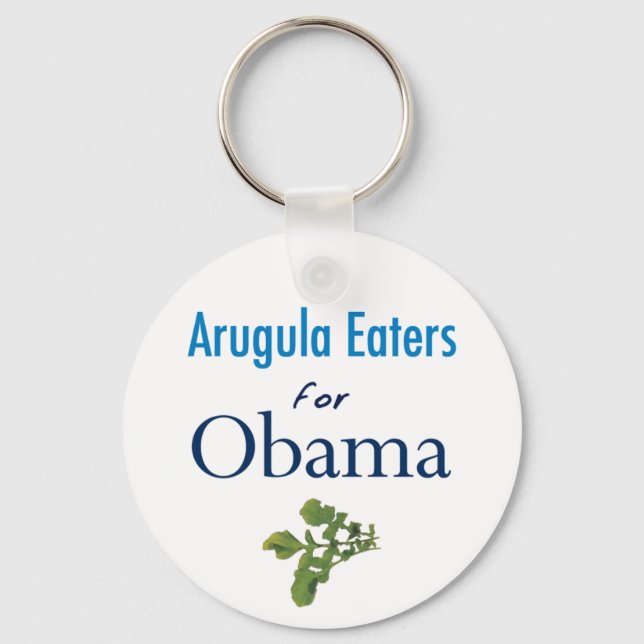 Porte-clés Les mangeurs d'Arugula pour le Porte - clé d'Obama (Recto)