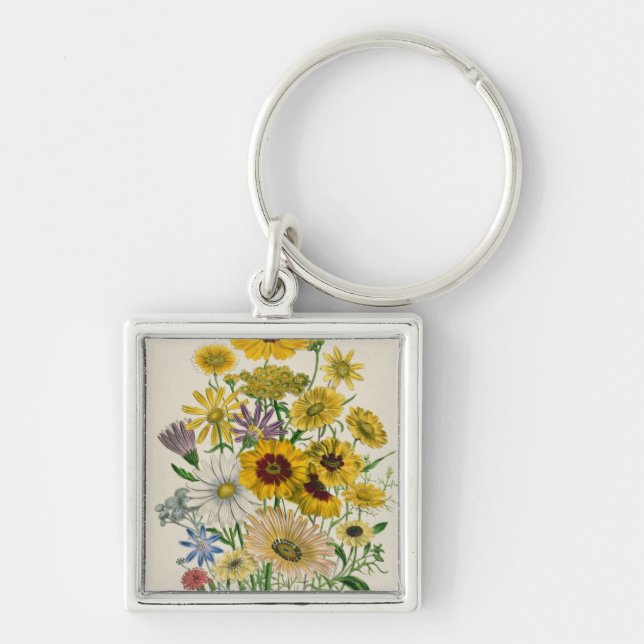 Porte-clés Les marguerites, plaquent 31 "des dames (Devant)