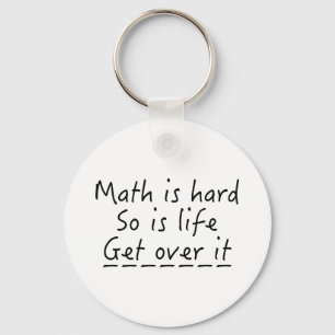Porte-clés Les maths sont dures