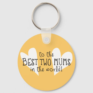 Porte-clés Les meilleures deux mamans dans le monde