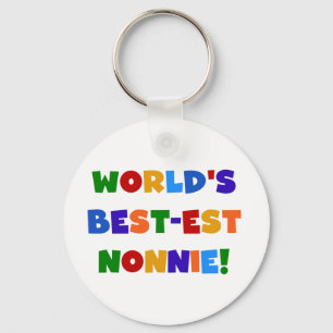 Porte-clés Les meilleurs cadeaux de couleur vive Nonnie du mo