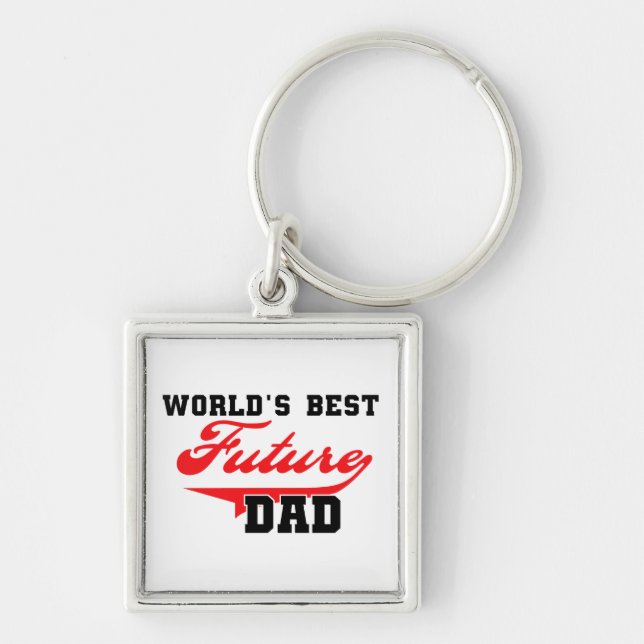 Porte-clés Les meilleurs cadeaux papa du monde (Devant)