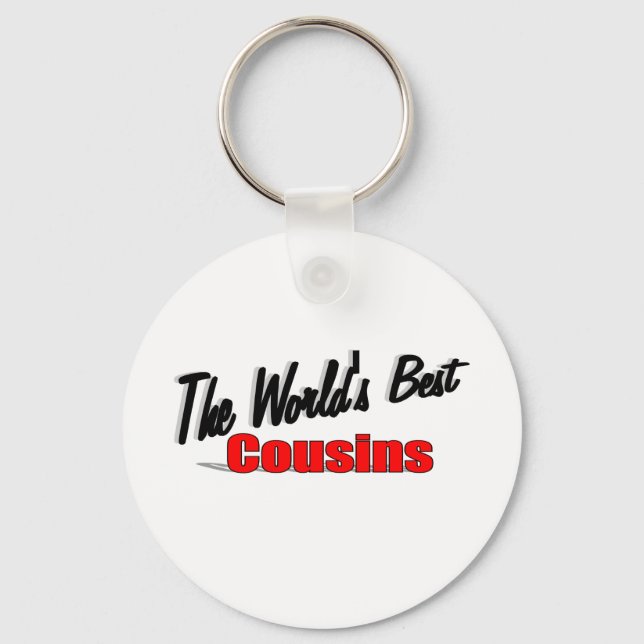 Porte-clés Les meilleurs cousins du monde (Recto)