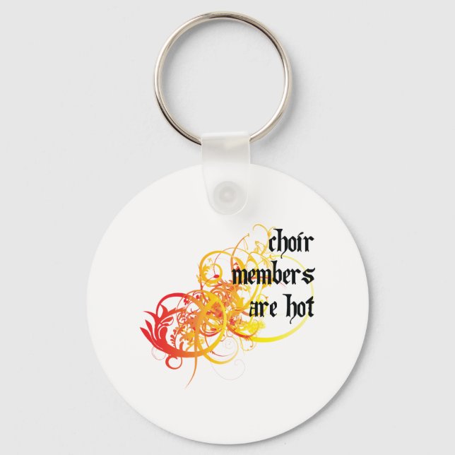 Porte-clés Les membres du choeur sont chauds (Recto)