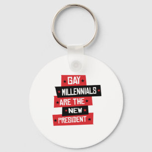 Porte-clés Les milléniaux gays sont les nouveaux présidents