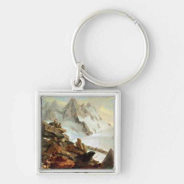Porte-clés Les montagnes chez Lauteraar, 1776 (Devant)