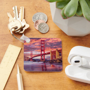 Porte-clés Les monuments The Golden Gate San Francisco, CA