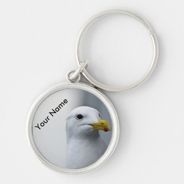 Porte-clés Les mouettes ont besoin d'amour aussi (Devant)