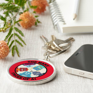 Porte-clés Les multiples visages de l'IA (Intelligence Artifi