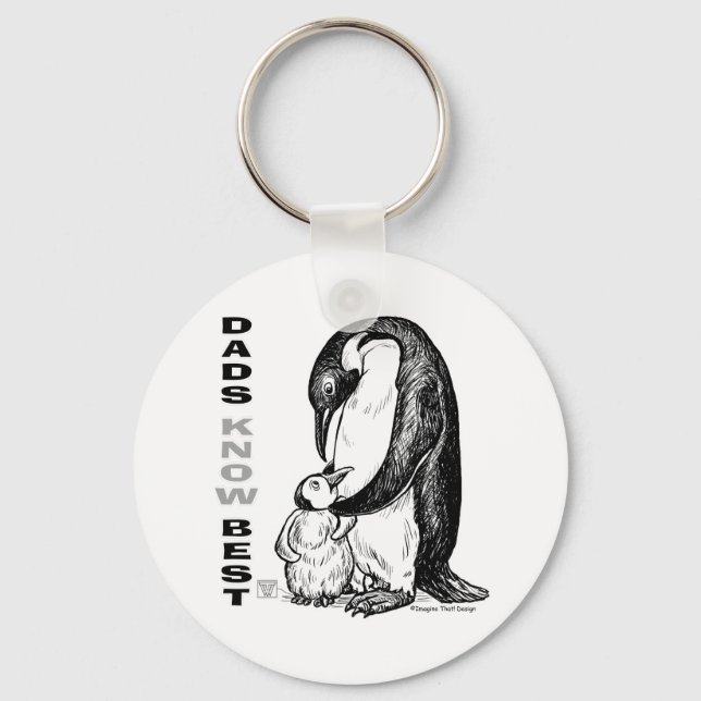 Porte-clés Les papas connaissent mieux (Recto)