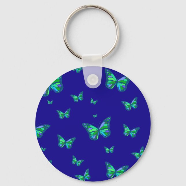 Porte-clés Les papillons de printemps (Recto)