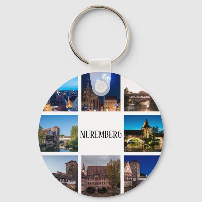 Porte-clés Les paysages de Nuremberg (Recto)