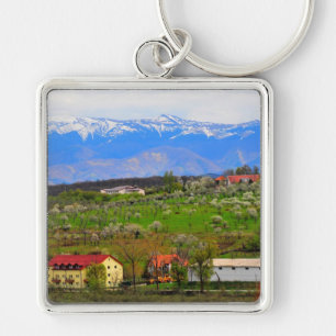 Porte-clés Les paysages montagneux du Sibiu
