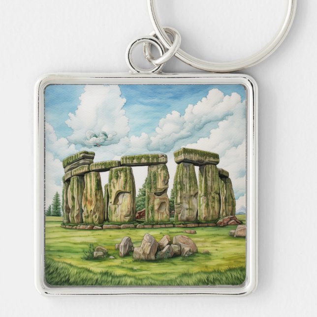 Porte-clés Les pierres monumentales de Stonehenge #2 (Devant)