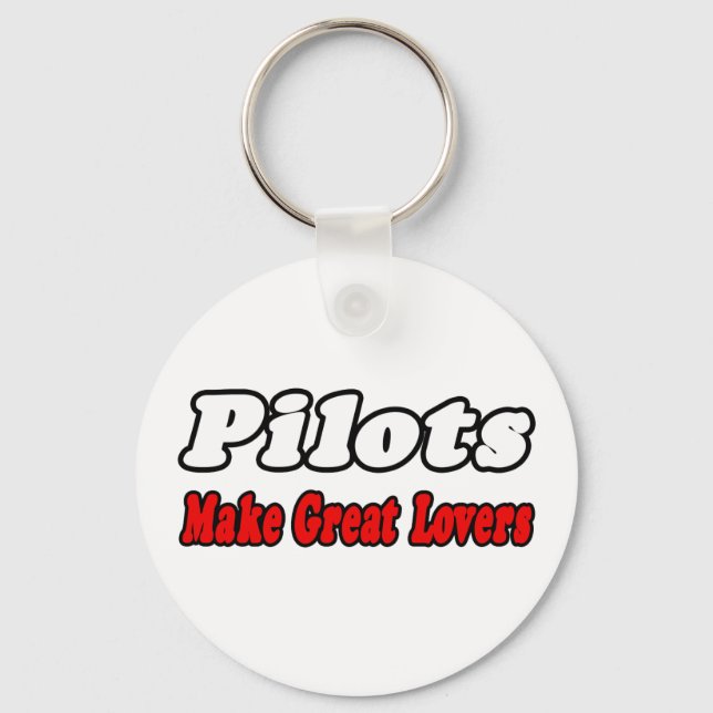 Porte-clés Les pilotes font de grands amoureux (Recto)