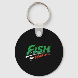 Porte-clés Les poissons me craignent B Pêche en mer Pêcheur H