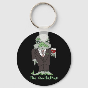 Porte-clés Les porte - clés mignons de photo de Codfather