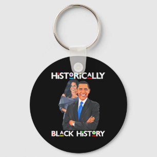 Porte-clés Les présidents Day Obama Historiquement Noir Histo