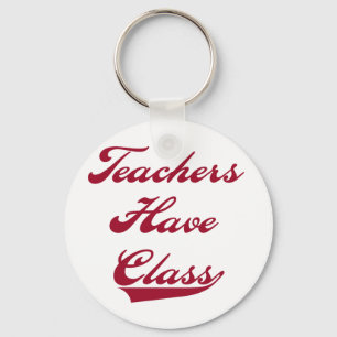 Porte-clés Les professeurs ont le rouge de classe