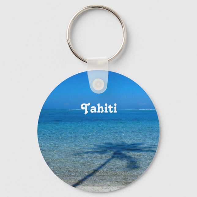 Porte-clés Les réflexions de Tahiti (Recto)