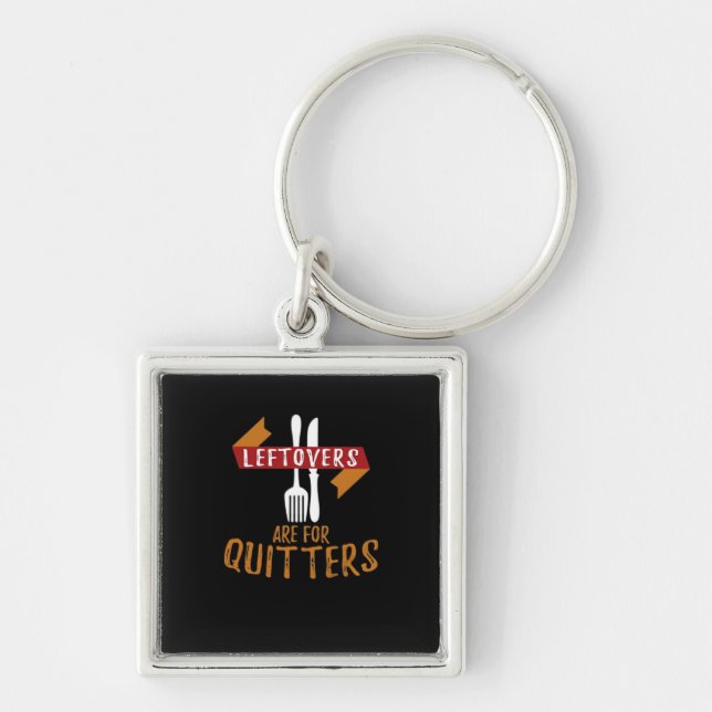 Porte-clés Les Restes De Thanksgiving Sont Pour Quitters Clas (Devant)