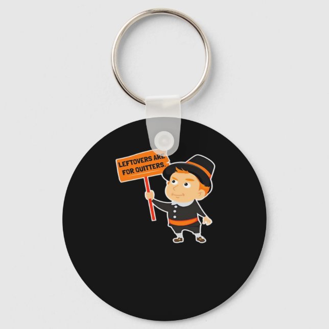 Porte-clés Les Restes Sont Pour Quitters Thanksgiving Classic (Recto)