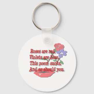 Porte-clés Les Roses amusants sont Red Anti-Valentine's Day P