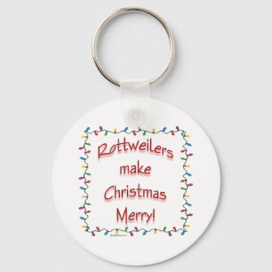 Porte-clés Les Rottweileurs font Porte - clé de Noël