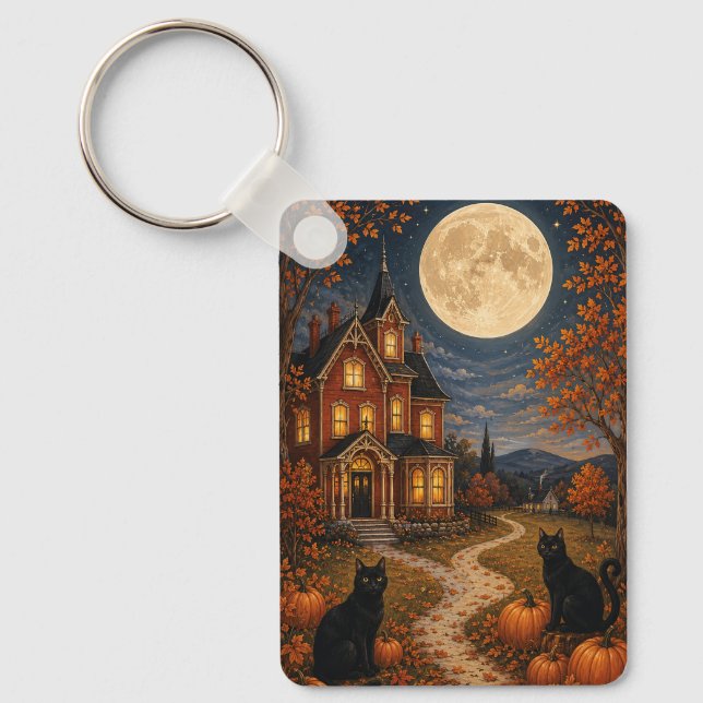 Porte-clés Les Sentinelles de la Lune d'Automne (Recto)