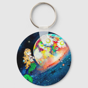 Porte-clés Les sirènes dans l'espace