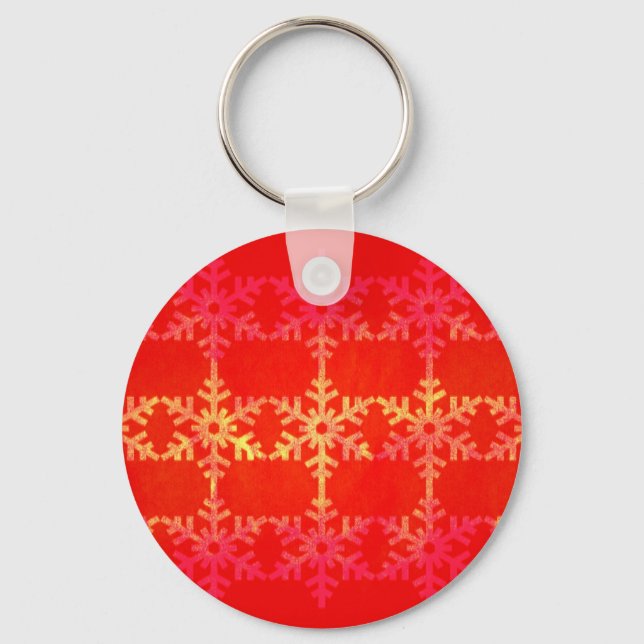 Porte-clés Les snowflake de Christmas (Recto)
