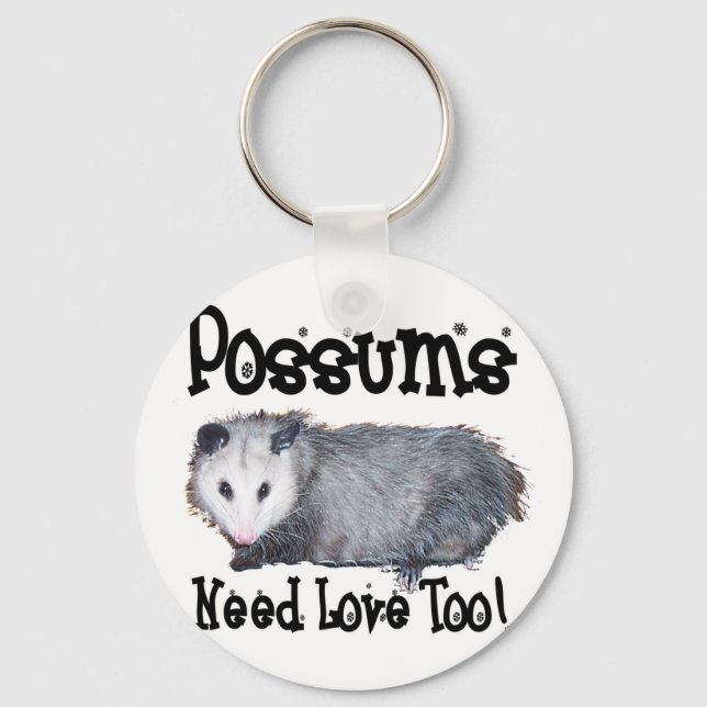 Porte-clés Les Sommes Possum ont aussi besoin d'amour (Recto)