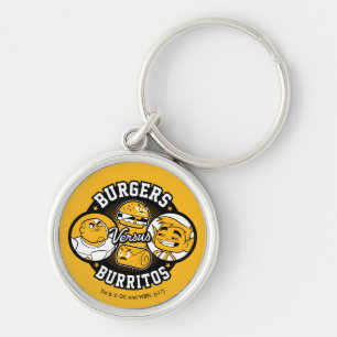 Porte-clés Les titans de l'adolescence vont ! hamburgers de  