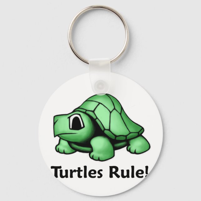 Porte-clés Les tortues dominent ! (Recto)