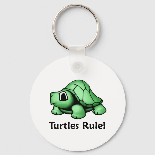Porte-clés Les tortues dominent ! (Recto)
