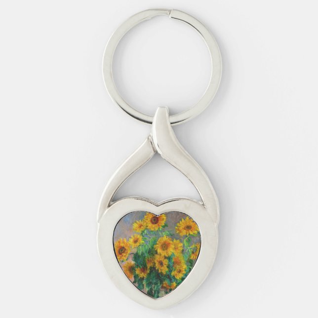 Porte-clés Les tournesols de Monet (Devant)