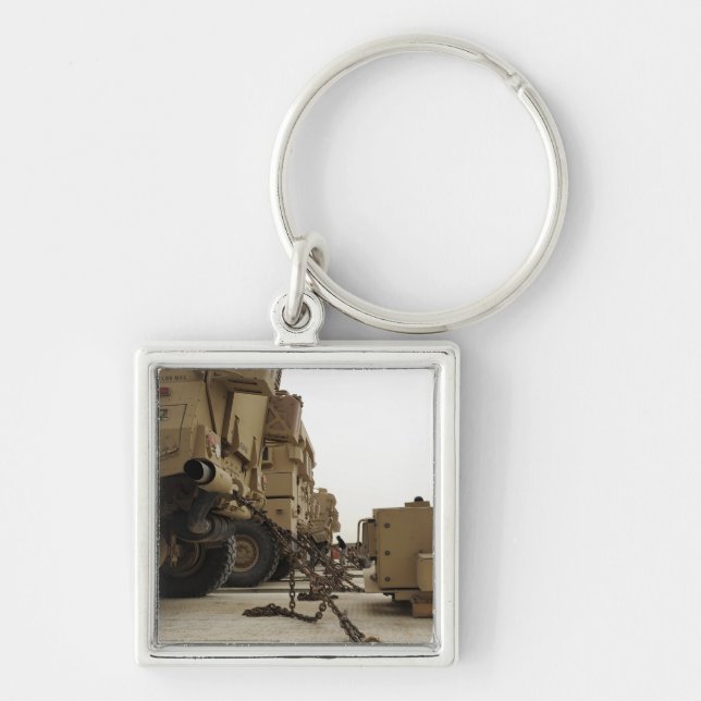 Porte-clés Les véhicules militaires sont verrouillés sur les  (Devant)