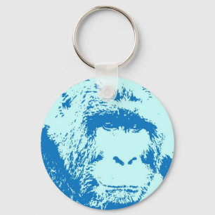 Porte-clés Les visages de Gorilla Pop Art