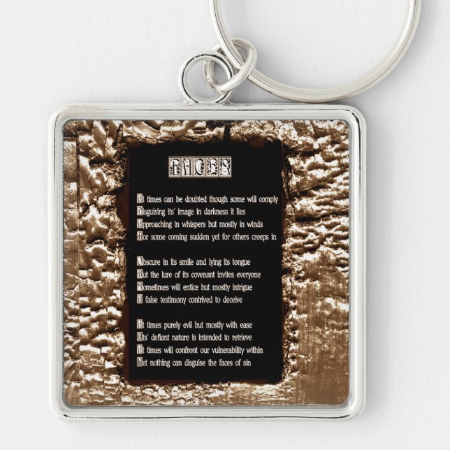 Porte-clés Les visages du péché (Devant)