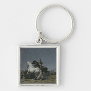 Porte-clés Les voleurs de cheval, 19ème siècle