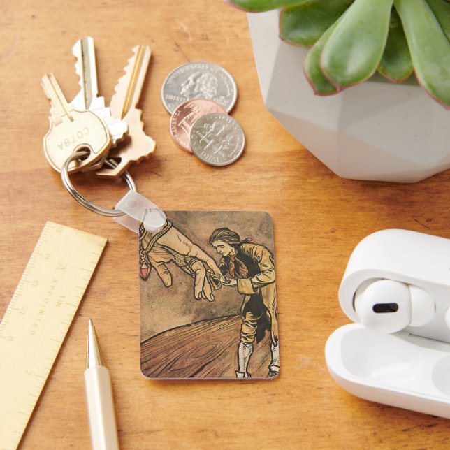 Porte-clés Les voyages de vintage Gulliver par Arthur Rackham (Bureau)