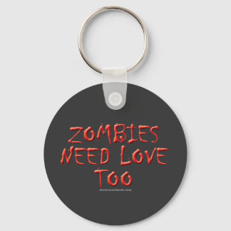 Porte-clés Les zombies ont aussi besoin d'amour