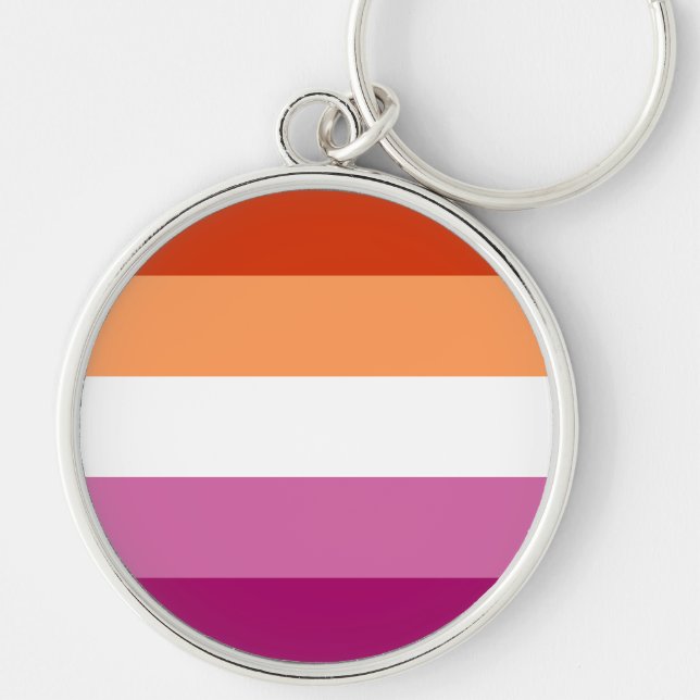 Porte-clés Lesbian Pride Flag LGBTQ (Devant)