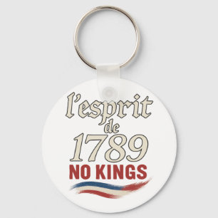 Porte-clés l'esprit de 1789 No Kings