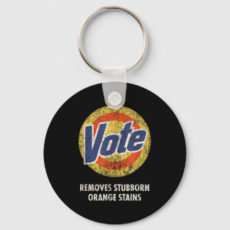 Porte-clés Lessive de vote anti-trump drôle vintage An