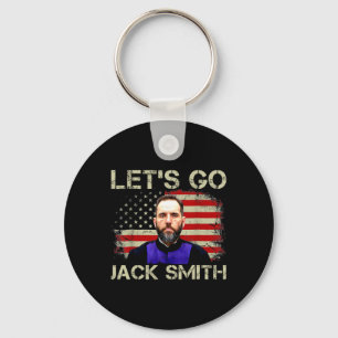 Porte-clés Let39s Go Jack Smith Drapeau américain été