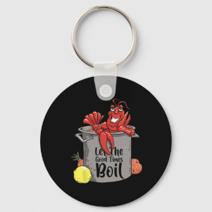 Porte-clés Let The Good Times Boil Funny Crawfish Boil Mardi