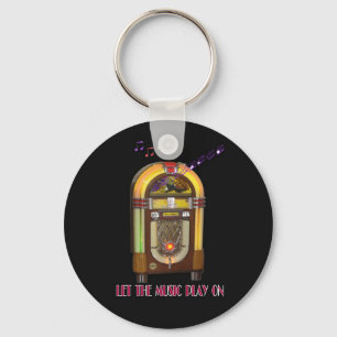 PORTE-CLÉS LET THE MUSIC PLAY ON JUKEBOX KEYRING