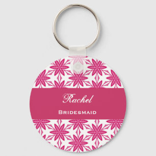 Porte-clés L'étoile de rose de faveur de mariage de