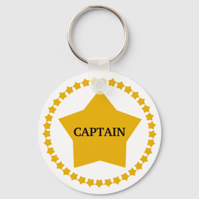 Porte-clés L'étoile d'or du capitaine (Recto)